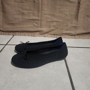 Rothy's Black Bow Flats Sz8